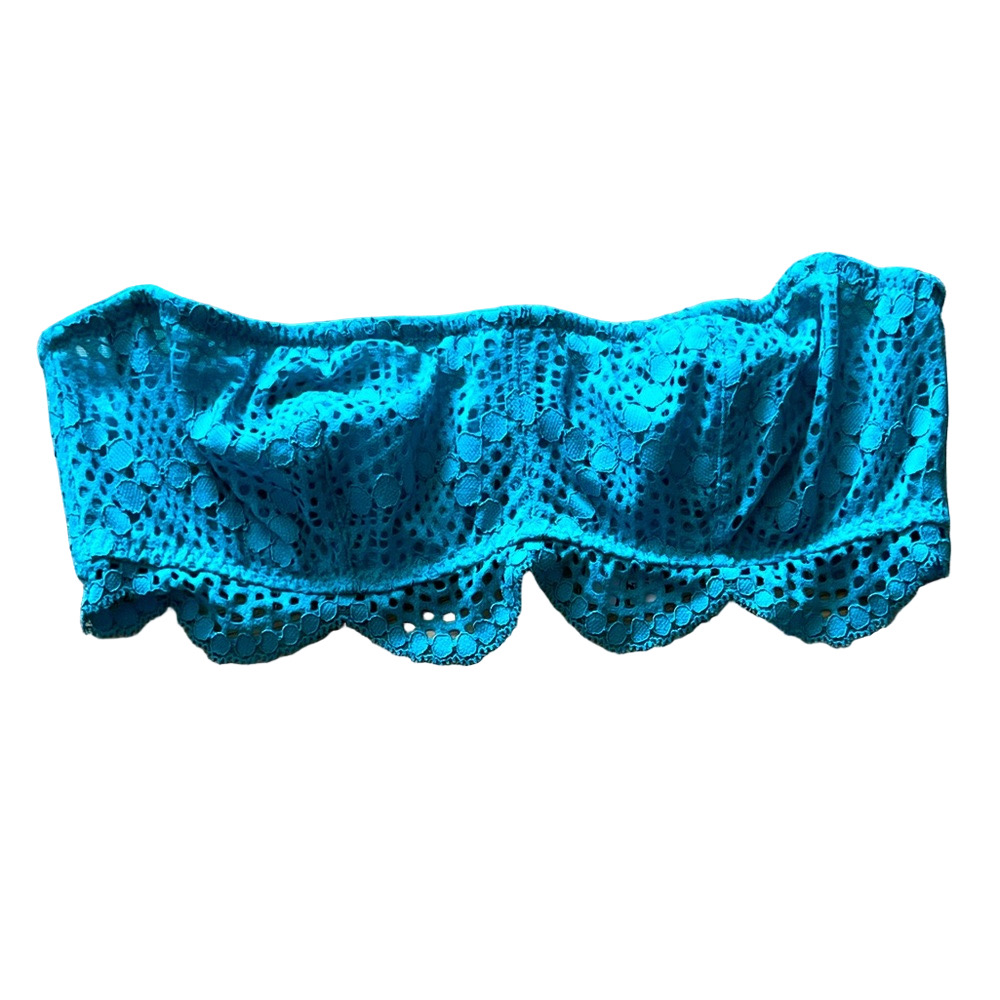 Victoria's Secret Teal Lace Bandeau Bra